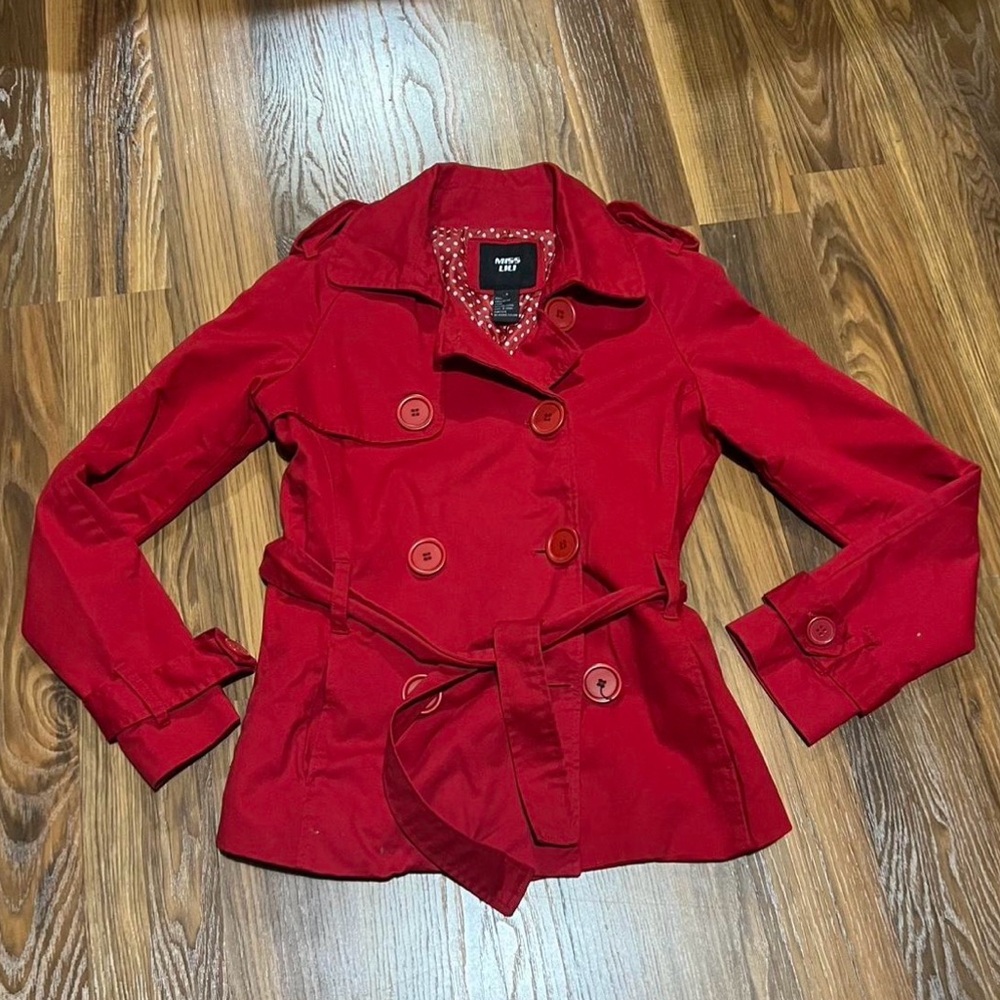 Miss Sixty (Lili range) Red Trench Coat
